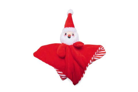 Beeztees Doek Kerstman - Knuffel - Hondenspeelgoed - Rood - 21x15 cm