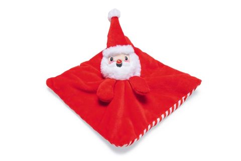 Beeztees Doek Kerstman - Knuffel - Hondenspeelgoed - Rood - 21x15 cm