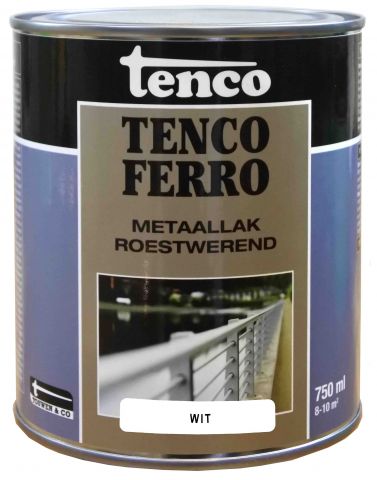 Tenco - Tencoferro - Roestwerende Ijzerverf - 402 Wit - 750 ml