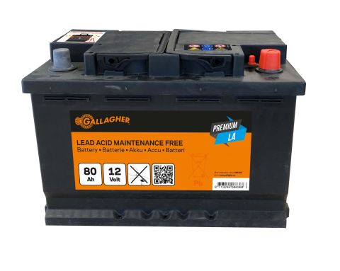 Gallagher Premium LA - Batterij - 80 Ah - 12 V