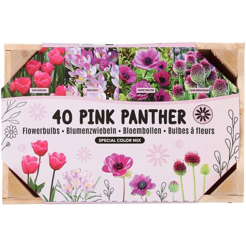 Bloembollenmix Pink Panther - Bloembollen - Roze - 40 stuks