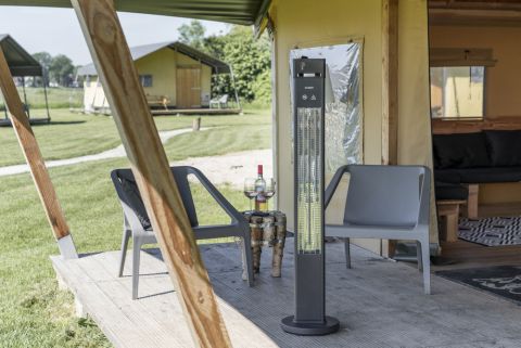 Eurom Q-Tower 2000 RCD - Staande terrasverwarmer - Elektrisch