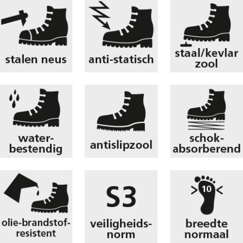 Grisport 72457 - Werkschoenen - Enkellaars - Bruin S3