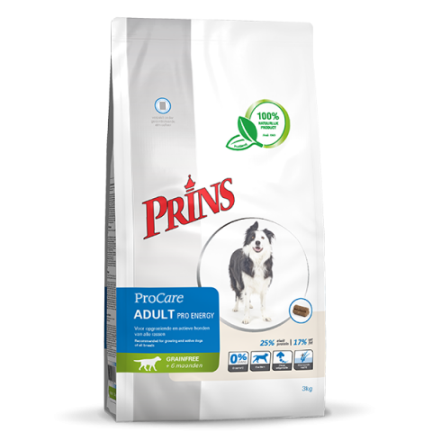 Prins ProCare Grainfree Adult Pro Energy - Hondenvoer - 12 kg