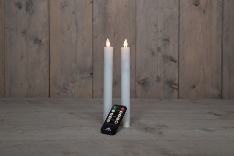 Anna's Collection - LED Dinerkaars - Met afstandsbediening - Wit