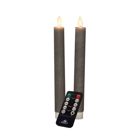 Anna's Collection - LED Dinerkaars - Met afstandsbediening - Taupe