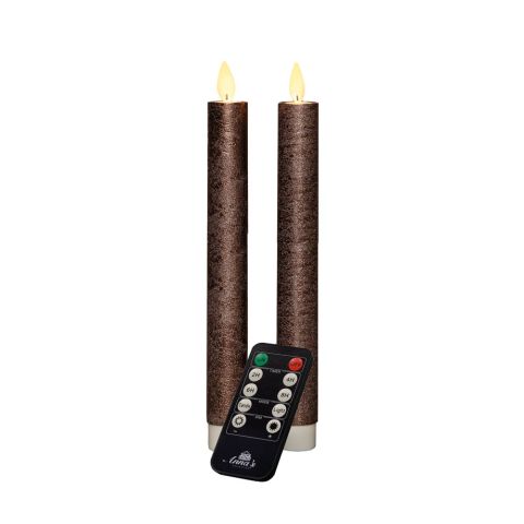 Anna's Collection - LED Dinerkaars - Met afstandsbediening - Brons