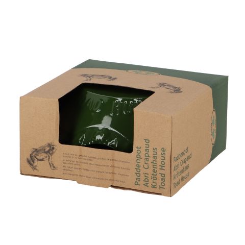 Esschert Design  - Paddenhuis - Groen - 19,5x19,3x9,9 cm