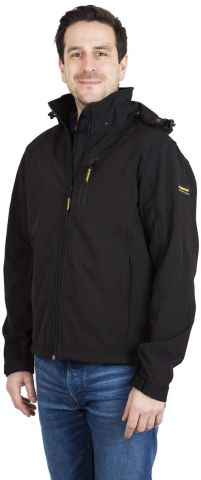 Størvik Napier - Softshell jas - Zwart