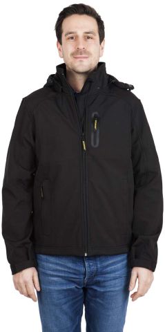 Størvik Napier - Softshell jas - Zwart