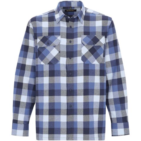 Storvik Dawson - Overhemd - Navy lichtblauw