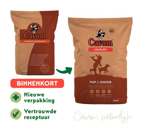 Cavom Compleet pup/junior - Hondenvoer - 20 kg