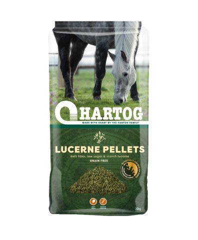 Hartog Lucerne Pellets - Basisvoeding - Paardenvoer - 20 kg