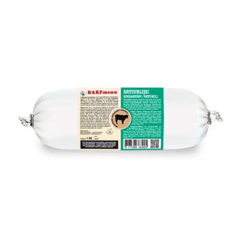 Barfmenu® Natuurlijk - Hondenvoer  - Rund - Kip - 1 kg
