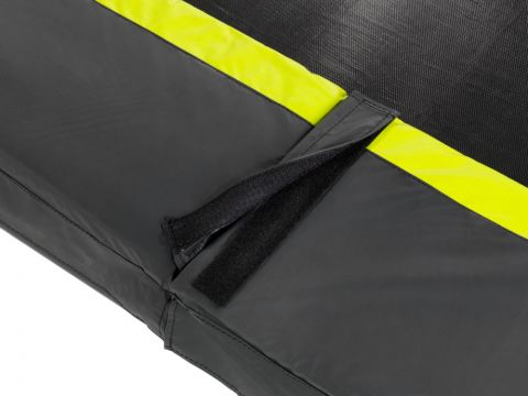 EXIT Silhouette - Trampoline - 427cm - Zwart - Rond