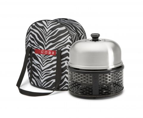 Cobb Tas XL Zebra - BBQ accessoires - Zwart/ Wit - Polyester - 306 gram