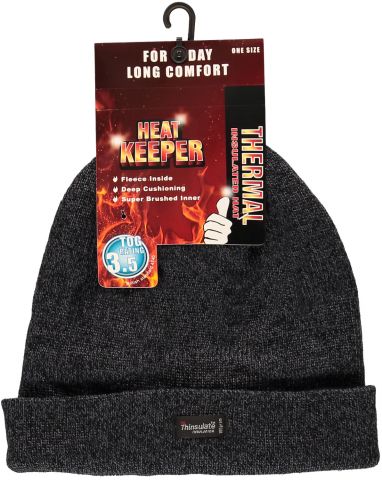 Heatkeeper Waterproof - muts - Zwart - 1 maat
