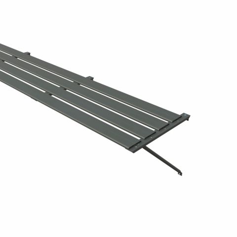 Royal Well Mary I - Kweektafel - Groen/grijs - 2,5x42,5x208,2 cm
