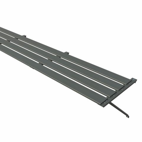 Royal Well Mary III - Kweektafel - Groen/grijs - 2,5x42,5x347 cm