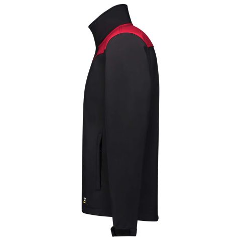 Tricorp Bicolor 402021 - Softshell jas - Zwart / Rood