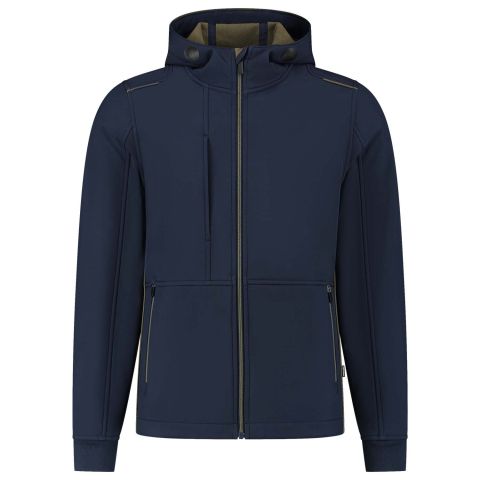 Tricorp Accent 402705 - Softshell jas - Blauw/Taupe