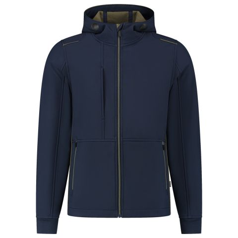 Tricorp Accent 402705 - Softshell jas - Blauw/Taupe