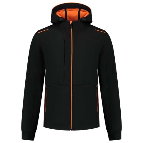 Tricorp Accent 402705 - Softshell jas - Zwart/Oranje