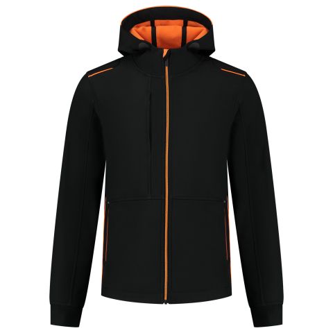 Tricorp Accent 402705 - Softshell jas - Zwart/Oranje