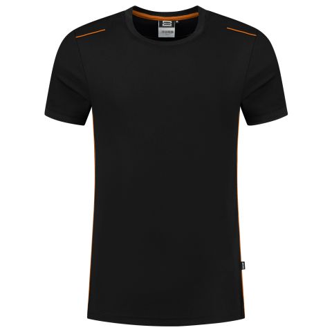 Tricorp Accent  102703 - T-shirt - Zwart/Oranje