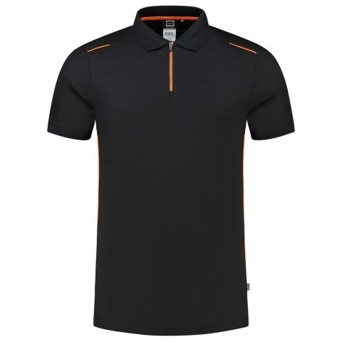 Tricorp Accent 202703 - Poloshirt - Zwart/Oranje
