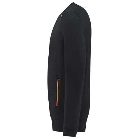 Tricorp Accent 302703 - Sweater - Zwart/Oranje