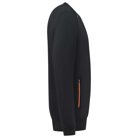 Tricorp Accent 302703 - Sweater - Zwart/Oranje