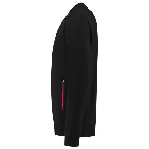 Tricorp Accent 302703 - Sweater - Zwart/Rood