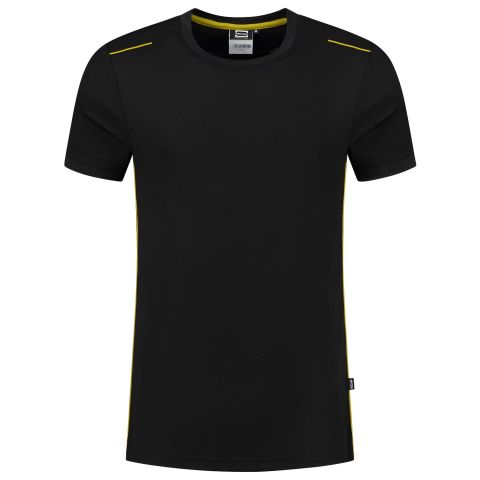 Tricorp Accent  102703 - T-shirt - Zwart/Geel