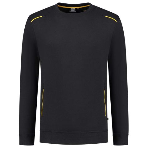 Tricorp Accent 302703 - Sweater - Zwart/Geel