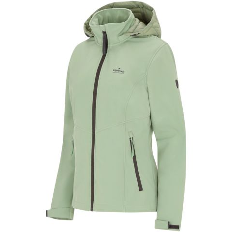 Kjelvik Evi - Softshell jas - Groen