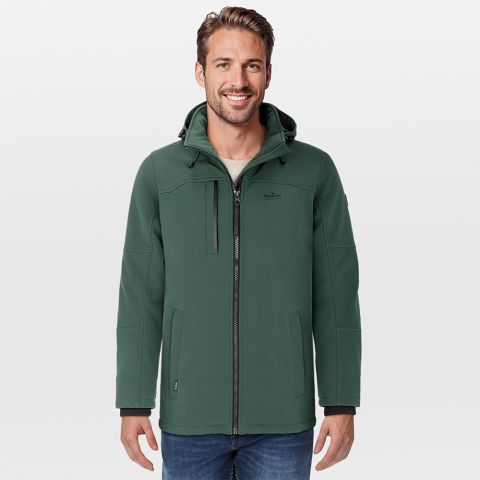 Kjelvik Thom - Softshell jas - Donkergroen