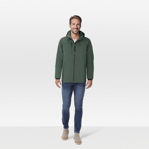 Kjelvik Thom - Softshell jas - Donkergroen