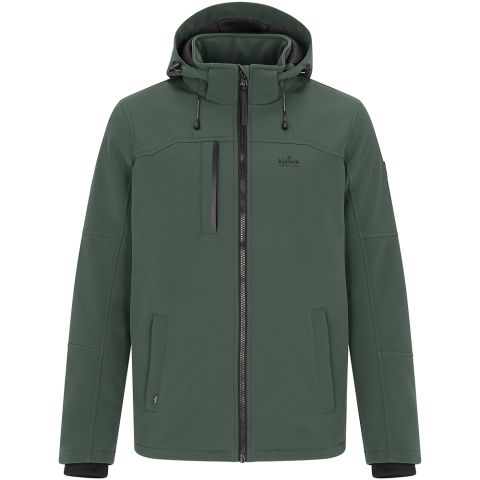 Kjelvik Thom - Softshell jas - Donkergroen