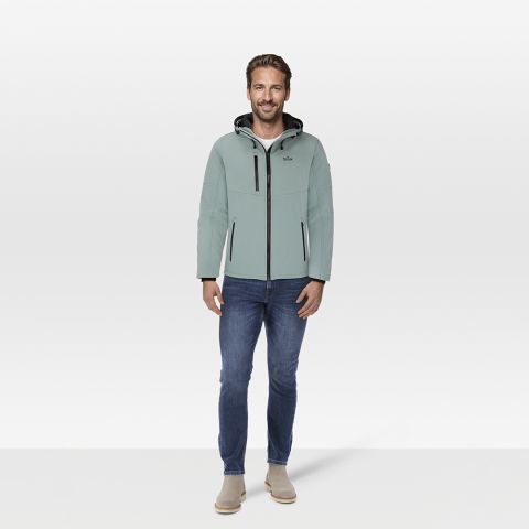 Kjelvik Naut - Softshell jas - Blauw