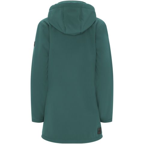 Kjelvik Janne - Softshell jas - Donkergroen
