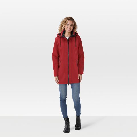 Kjelvik Janne - Softshell jas - Rood
