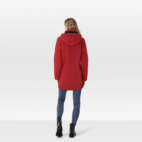 Kjelvik Janne - Softshell jas - Rood