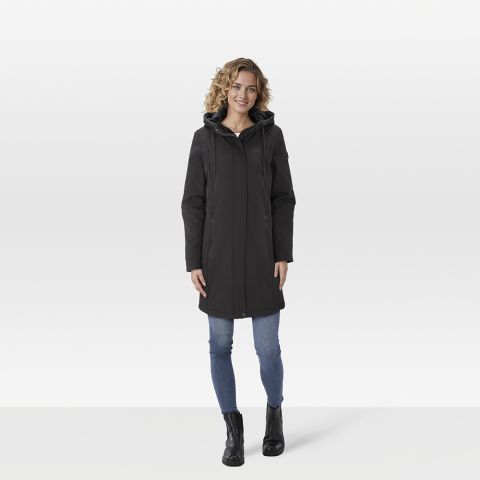 Kjelvik Ninte - Softshell jas - Zwart