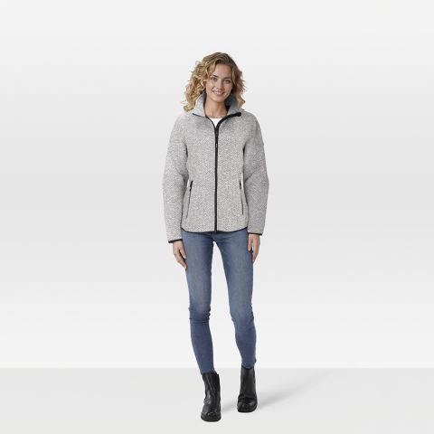 Veleste Yora - Vest - Lichtgrijs