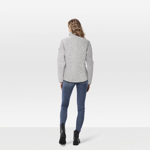 Veleste Yora - Vest - Lichtgrijs