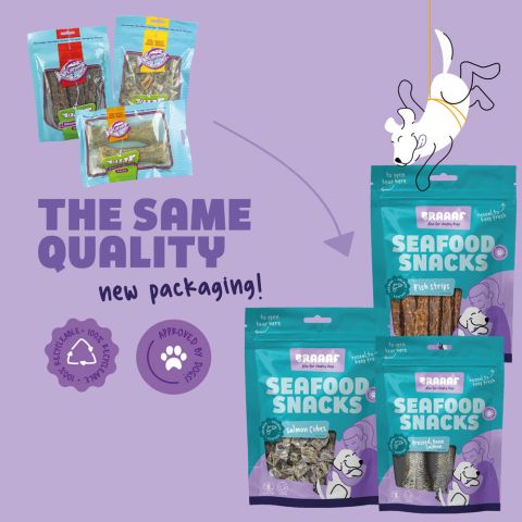 Braaaf Cubes - Hondensnack - Zalm - 70 gram