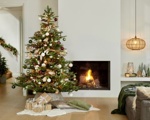 Everlands Grandis Fir - Kunstkerstboom - 210 cm