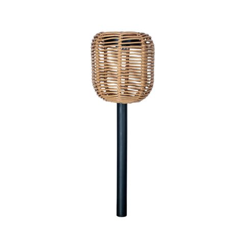 Luxform Rattan - Solar tuinverlichting - Set van 2 - 