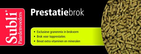 Subli Prestatiebrok - Sport/ prestatie - 20 kg - Zak
